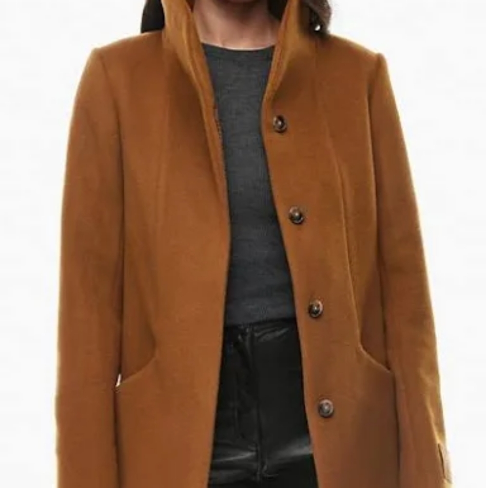 Aritzia Wilfred Cocoon coat small in cigar